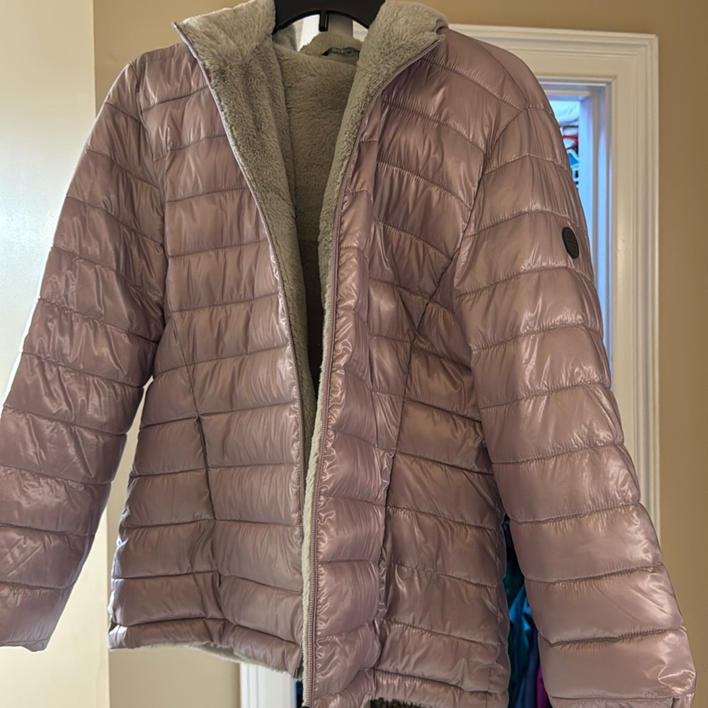 Light purple/lilac puffer coat